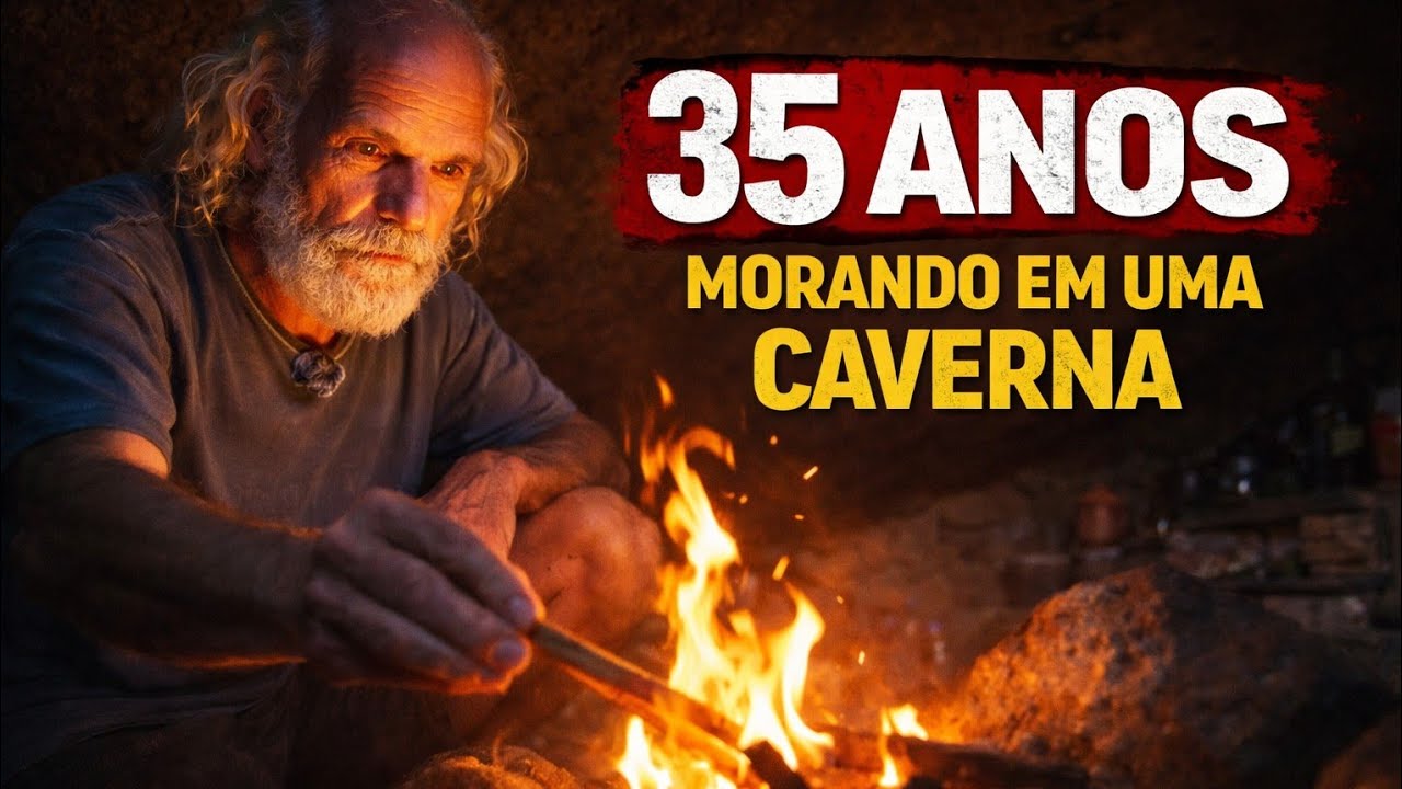 Ele vive a mais de 35 anos ISOLADO NUMA CAVERNA