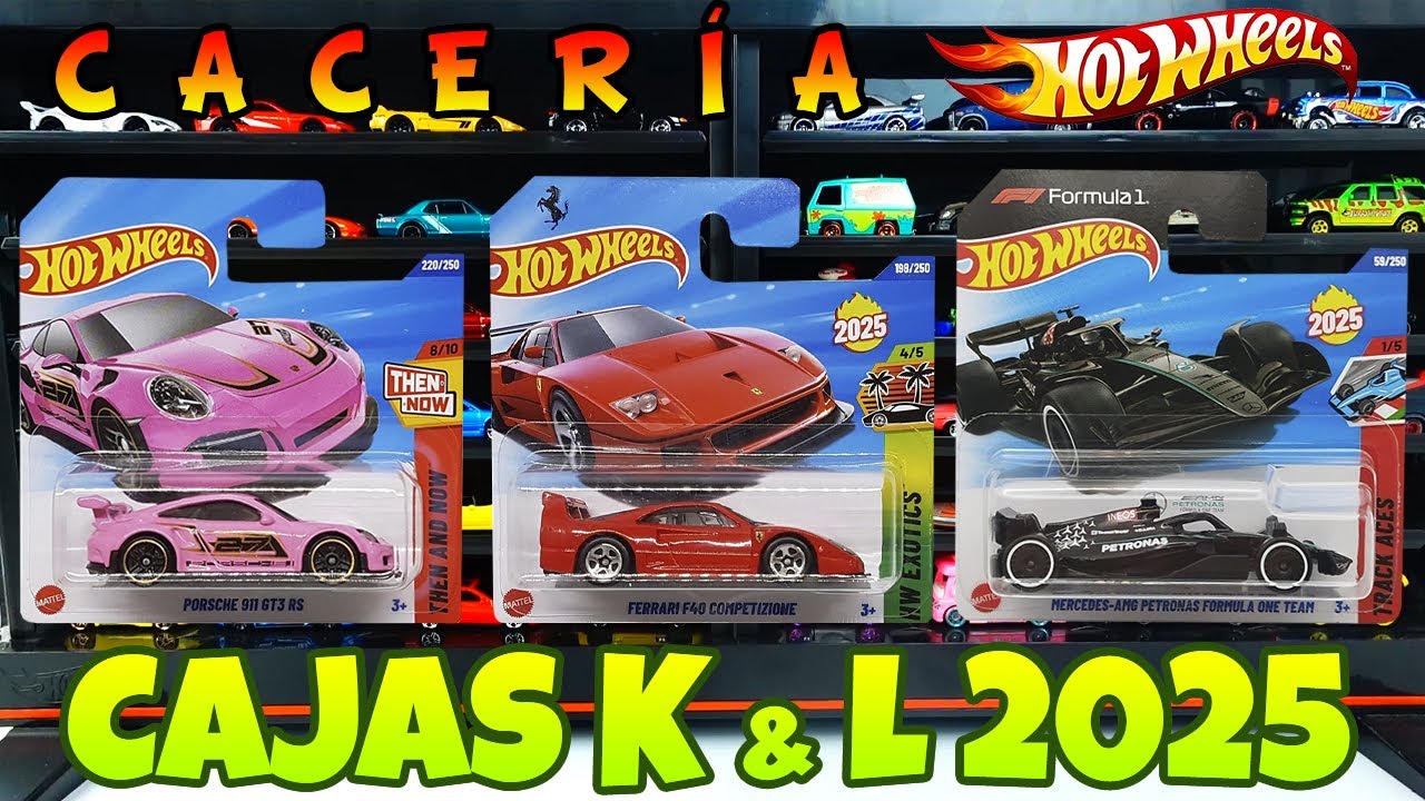 😱😱 CACERÍA HOT WHEELS (CAJAS K & L 2025) 😱😱  ¡¡MÁS HOT WHEELS PARA LA COLECCIÓN!! #HOTWHEELS #MATTEL