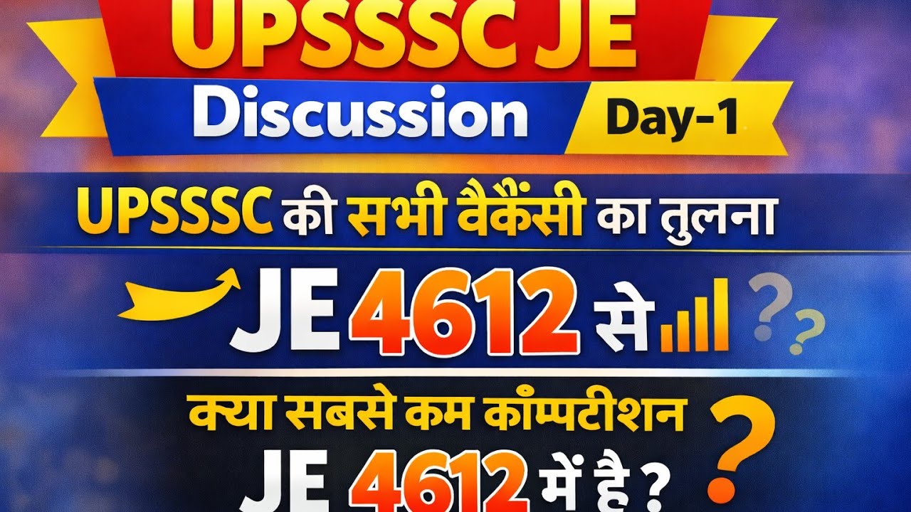 UPSSSC JE Difficulty level🔥/ Average Score🙁/Safe Score/New Vacancy