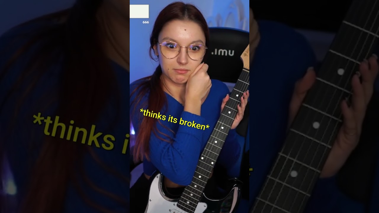 After Reacting to so much music I decided to pick up guitar, this is how it goes  #shorts #guitar