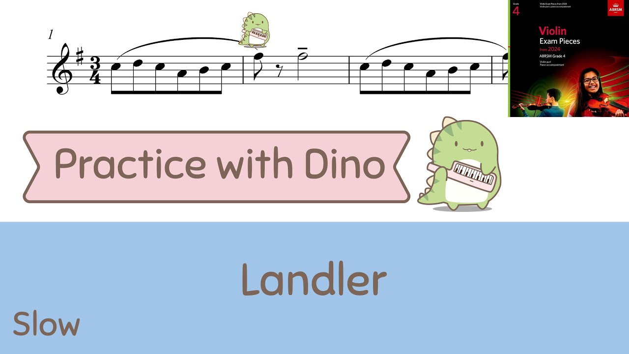 (Slow) Ländler ABRSM 2024 Violin grade 4 (B3)