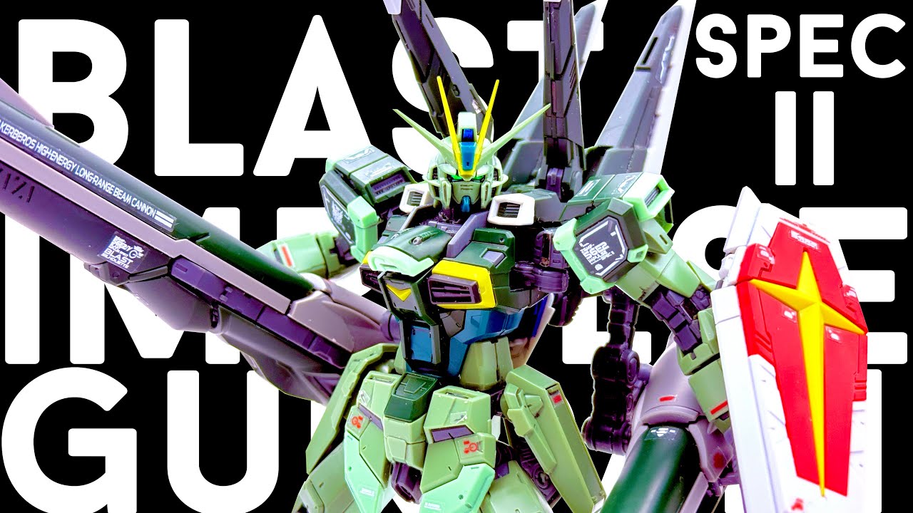 SEED'S MEAN GREEN BLASTING MACHINE | RG Blast Impulse Gundam Spec II UNBOXING & REVIEW [4K]