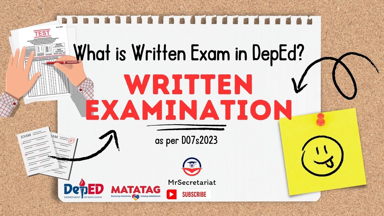 Written Examination for Administrative Officer II and other Non-Teaching Positions