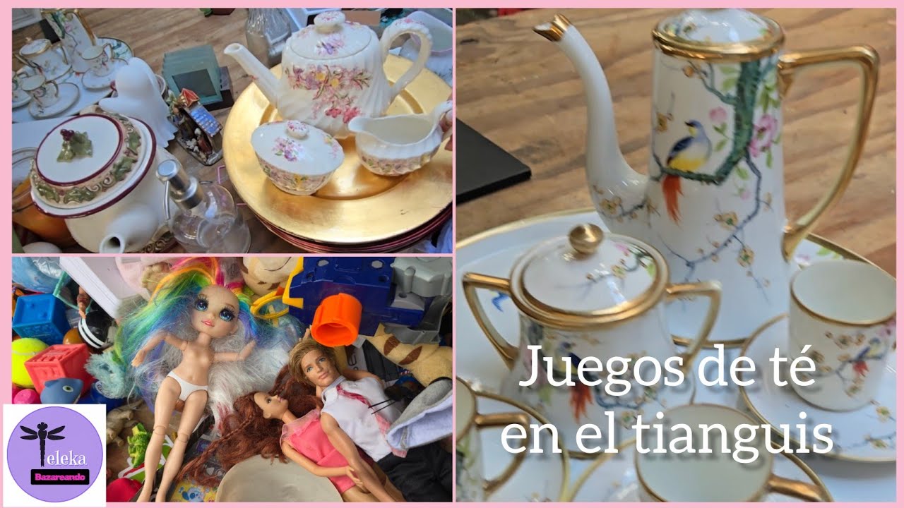 Tesoros del tianguis juego de tè y juguetes en el Soler Tijuana