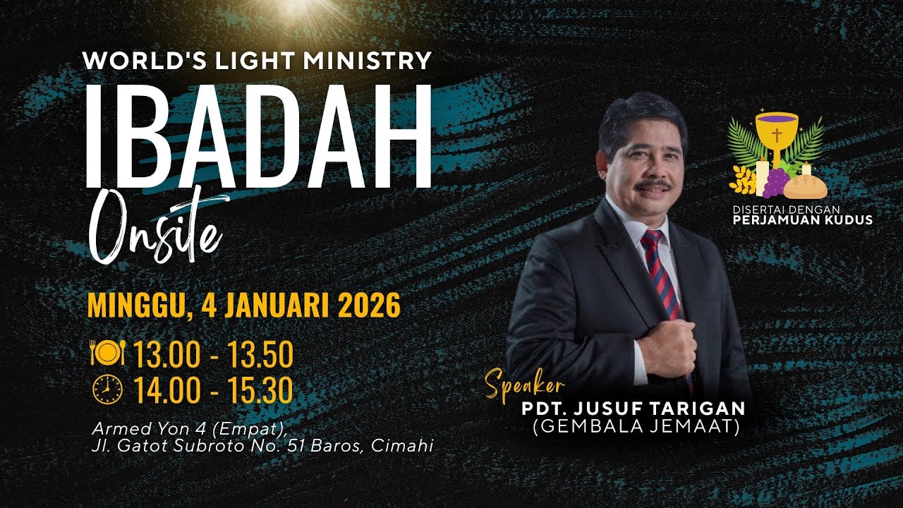 Ibadah Onsite 04012026   Pdt Jusuf Tarigan