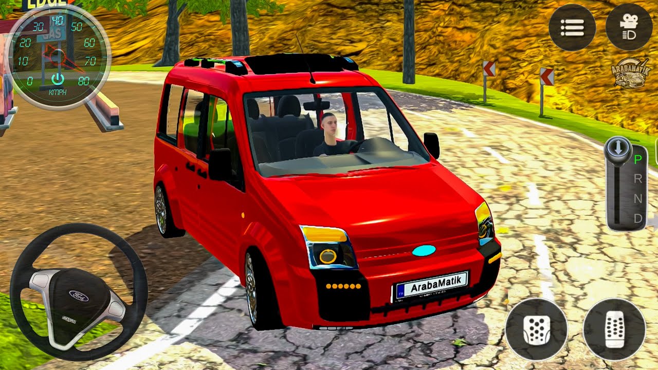 Modifiyeli Ford Connect Araba Sürüş Simülatör Oyunu - Doblo Club #7 - Android Gameplay