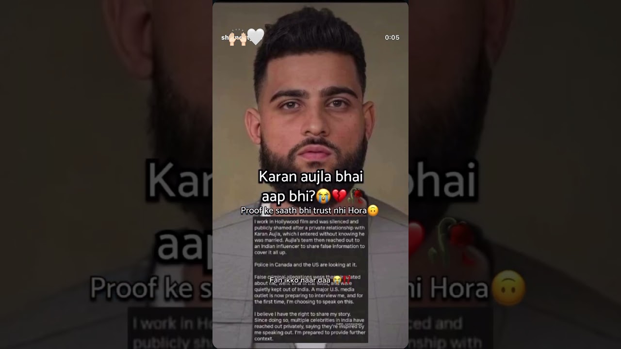 Karan aujla controversy with msgorimusic
