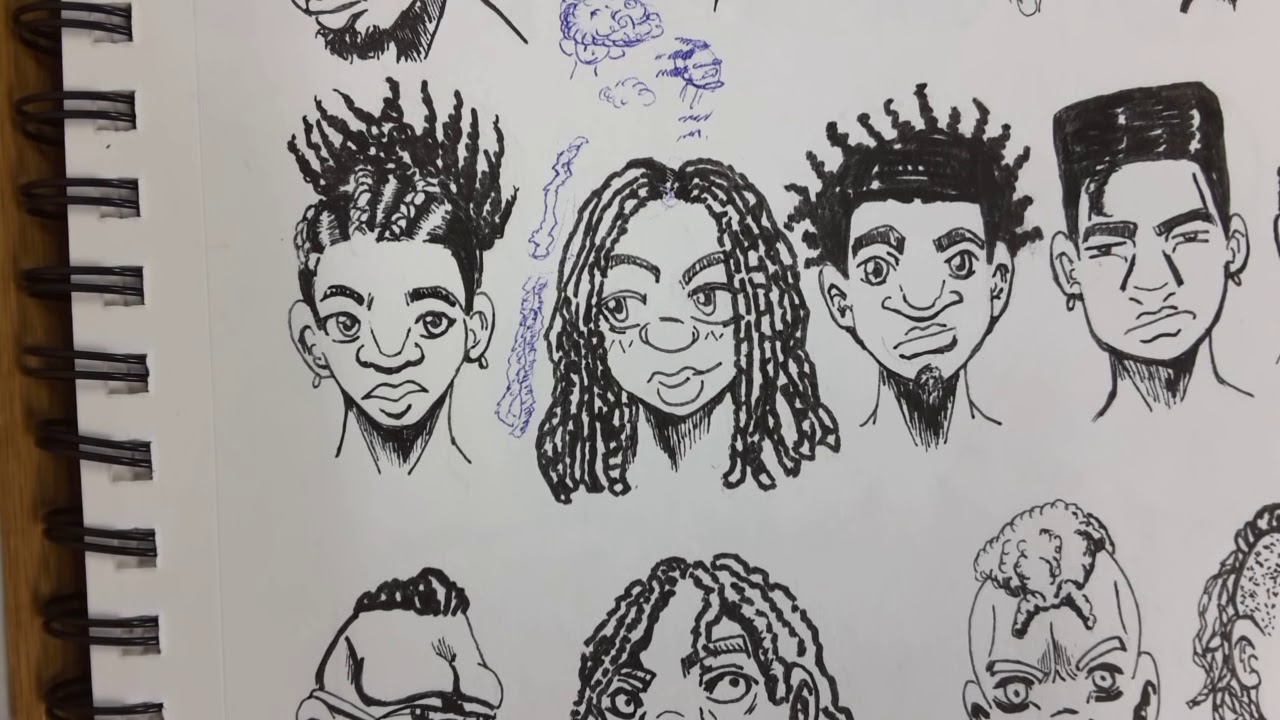 (RE-UP) How to Draw (manga style) Black People