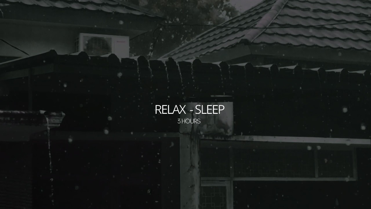 Heavy Tropical Rain in Village – 3 Hours Rain Sounds for Deep Sleep🌧️🌿