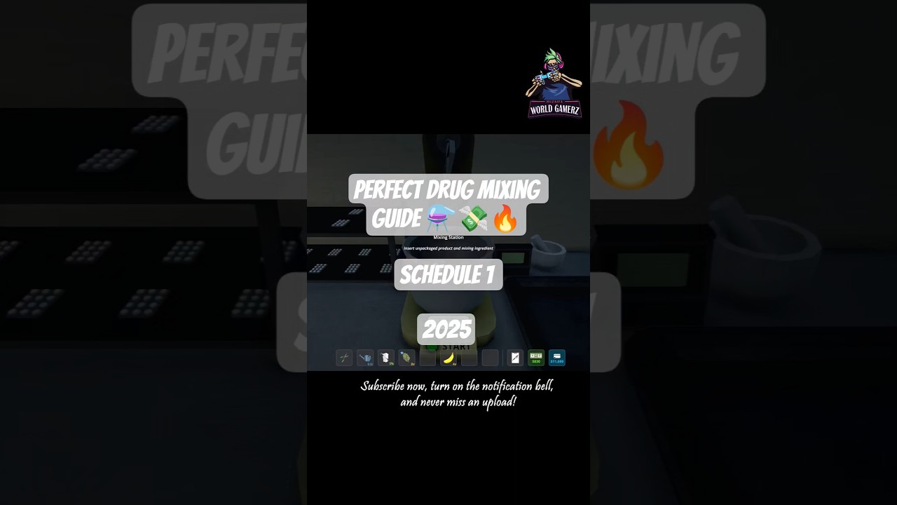 Schedule 1 &ndash; PERFECT Drug Mixing! ⚗️💸 5X Profit Trick EXPOSED | Huzaifa GrowUp #Shorts #shortsfeed