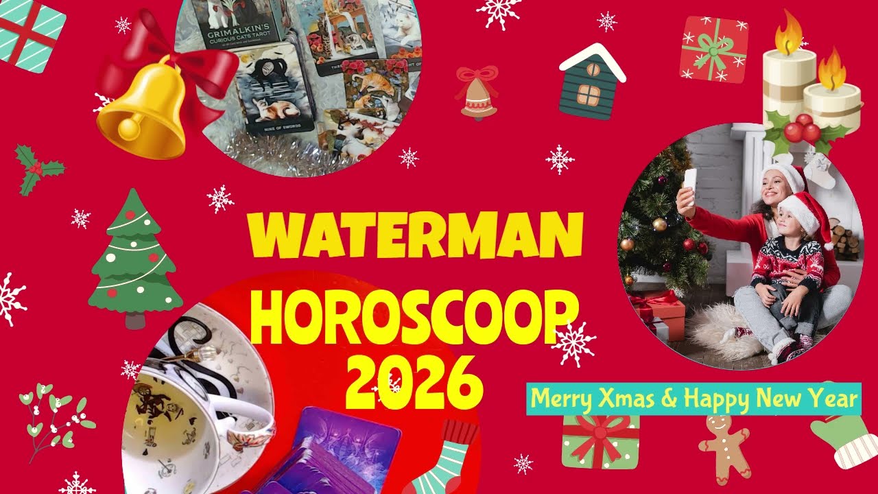 WATERMAN JAARLIJKSE HOROSCOOP 2026 - FIJNE FEESTDAGEN & GELUKKIG NIEUWJAAR!#waterman #jaarlijks2026
