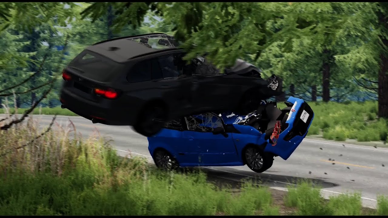 BeamNG Brutal and realistic traffic crashes