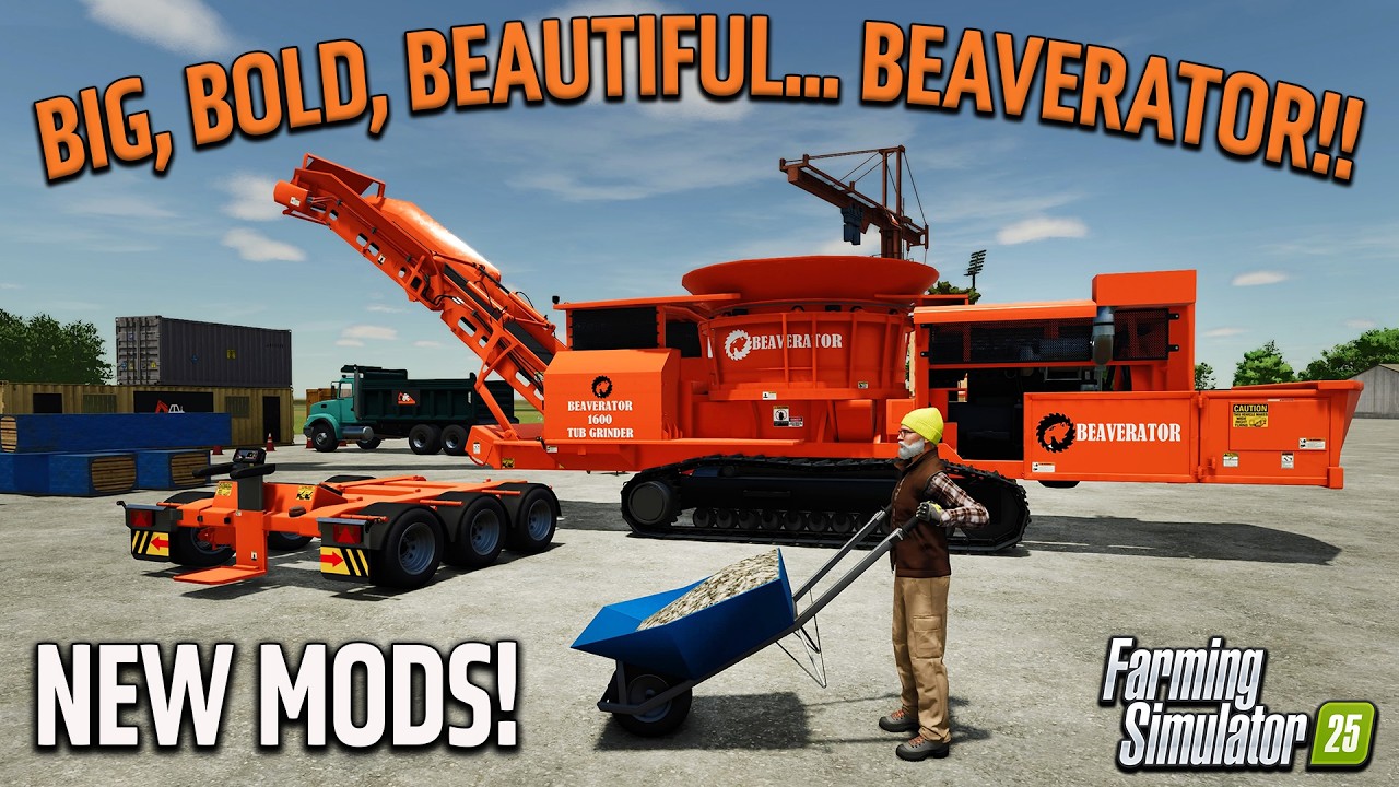 MODS THAT GO HOME AT NIGHT??! NEW MODS/UPDATES (REVIEW/GUIDE) FARMING SIMULATOR 25