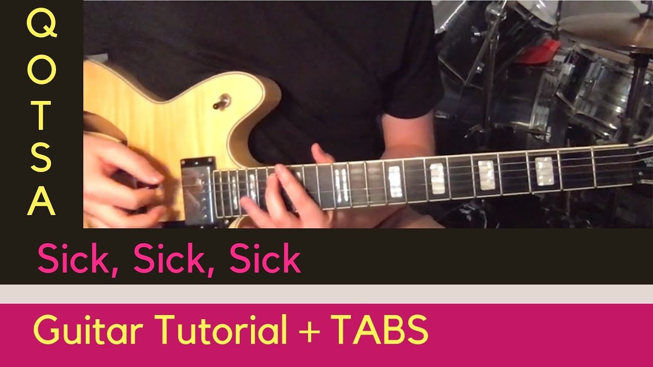 Queens of the Stone Age - Sick, Sick, Sick (Guitar Tutorial)