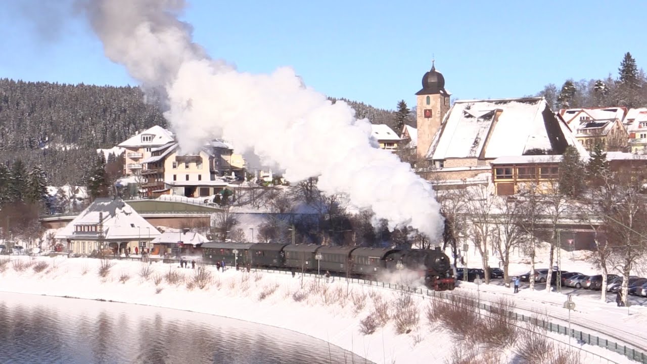 Winterdampf auf der Dreiseenbahn am 1.1.2015