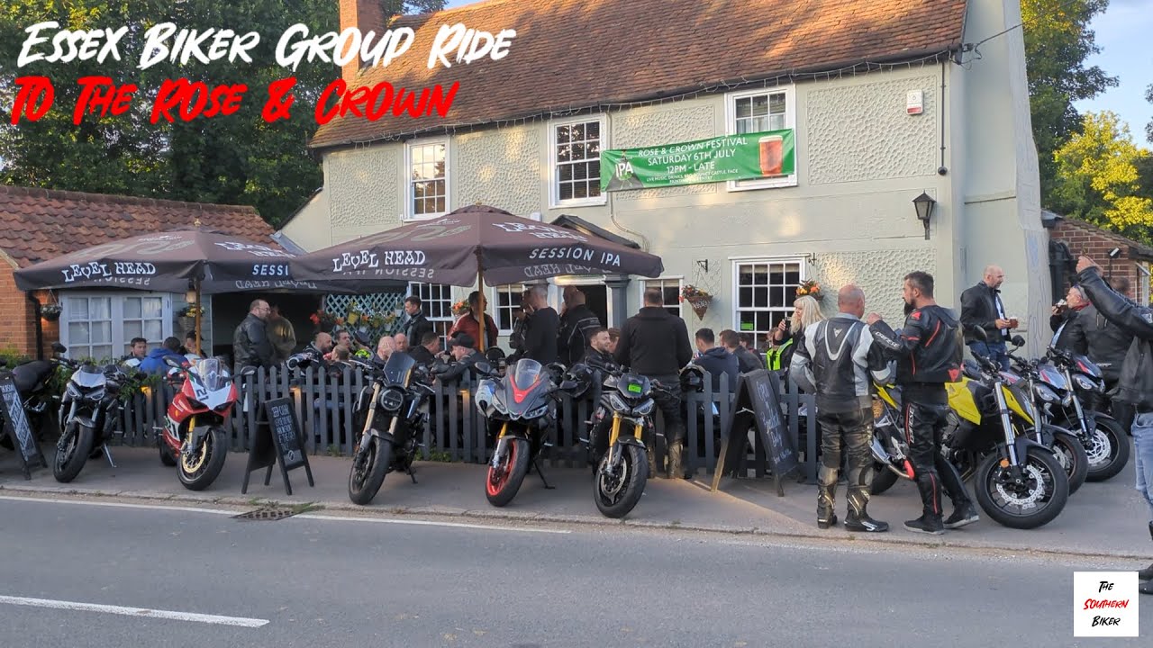 Essex Biker Group Ride to The Rose & Crown