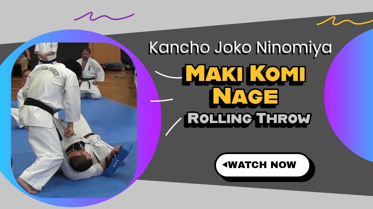 Kancho Joko Ninomiya - Maki Komi Nagi, Forward Rolling Throw