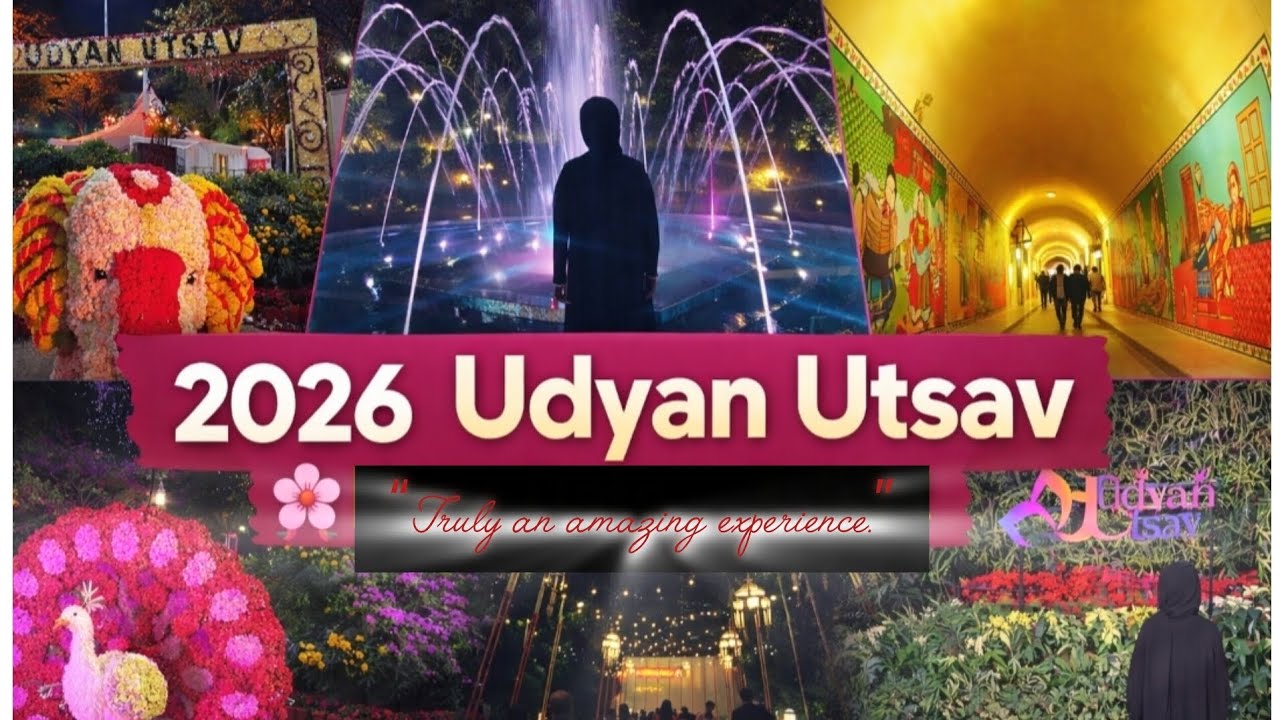Udyan Utsav 2026 🦋| Hyderabad's Grand Flower festival ✨| New Event In Hyderabad 2026 