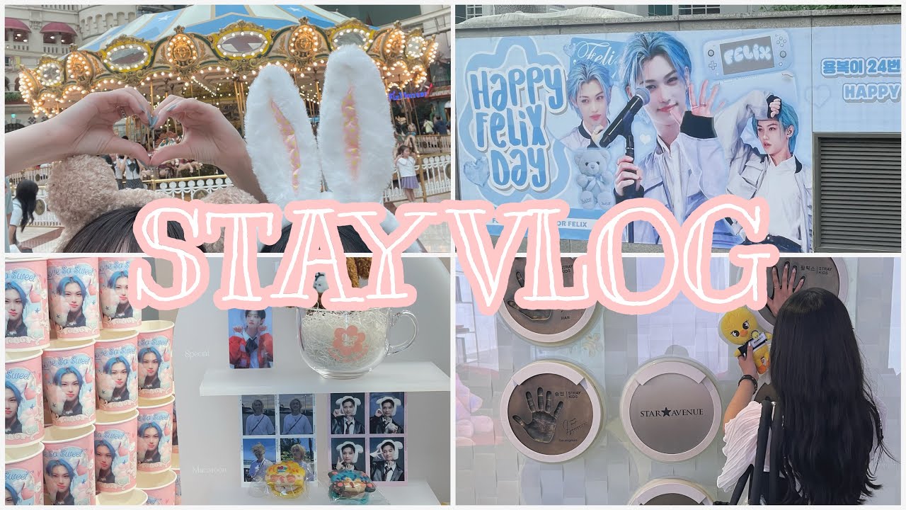【STAY VLOG】Stray Kids フィリックスのセンイルに渡韓してきました🇰🇷