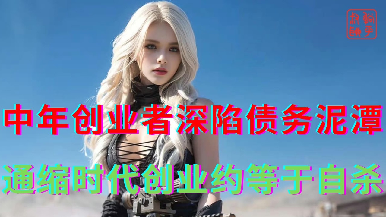 中年创业者深陷债务泥潭||通缩时代创业约等于自杀