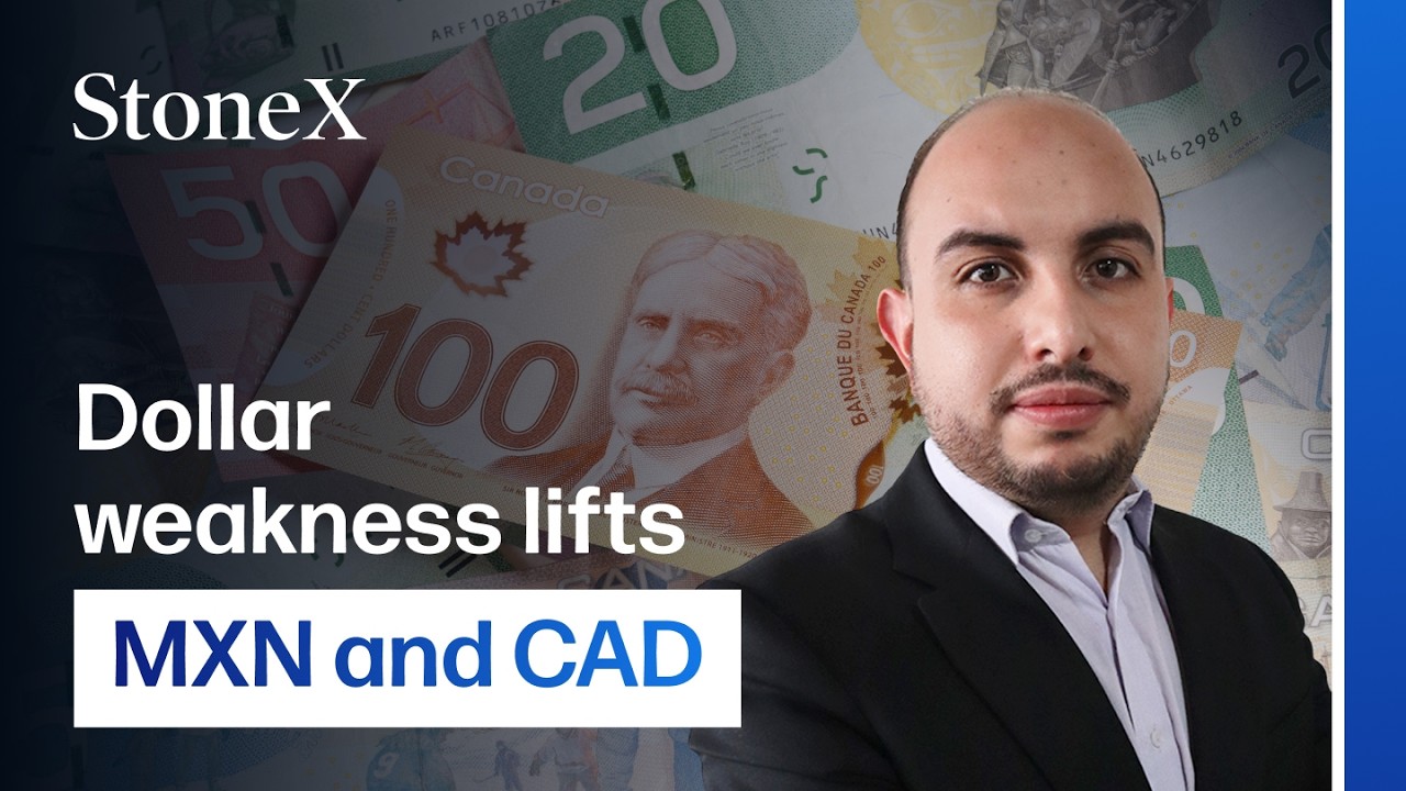 North America FX Shifts as Dollar Weakness Lifts Peso and Canadian Dollar