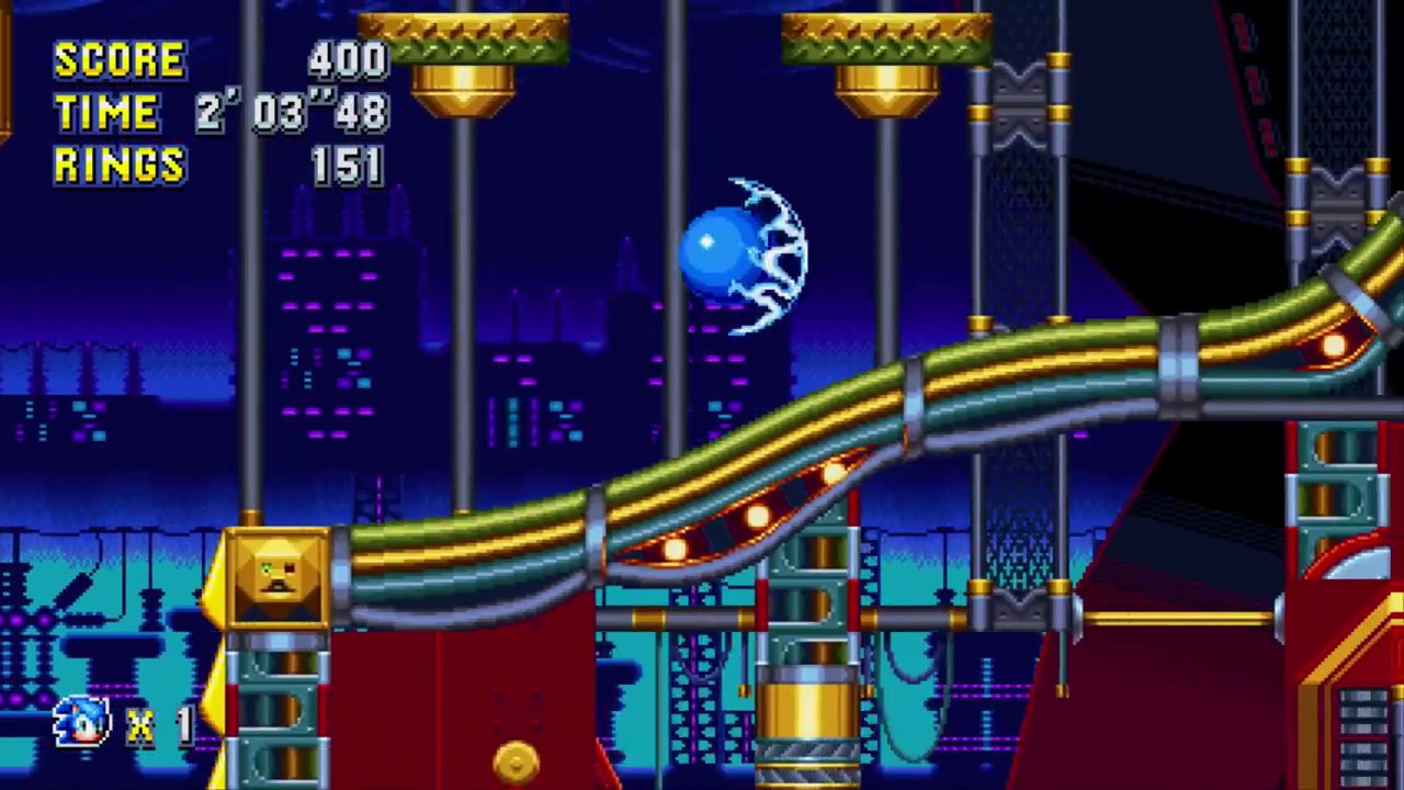 Sonic Mania: Titanic Monarch Zone Act 1 (Sonic) [1080 HD]
