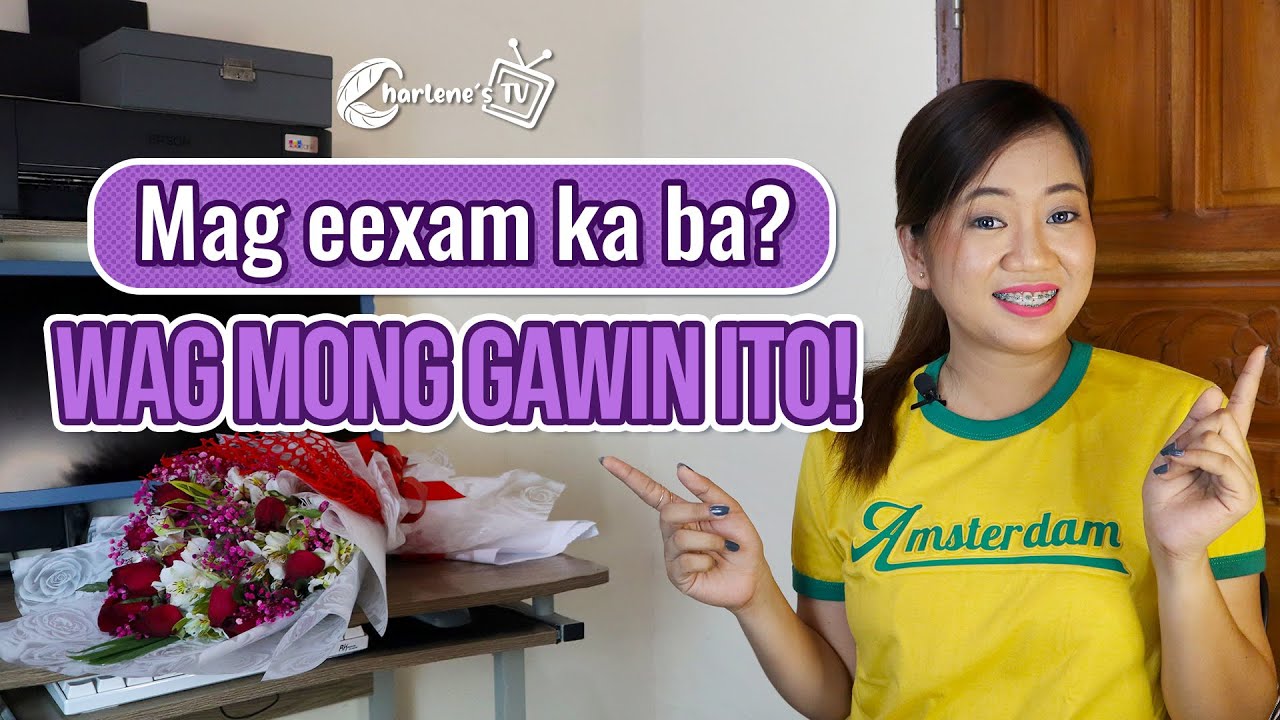 Mahalagang TIPS para sa pag e-exam| Charlene's TV