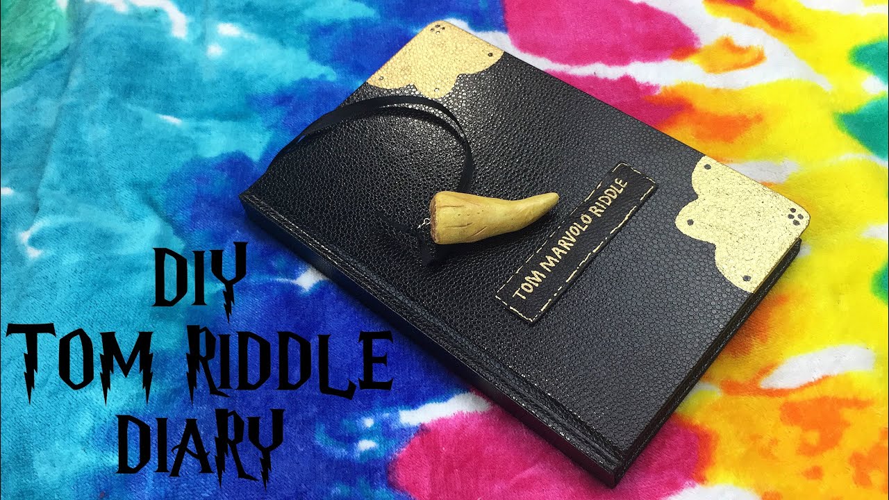 DIY Tom Marvolo Riddle INSPIRED Diary and Basilisk Fang Charm