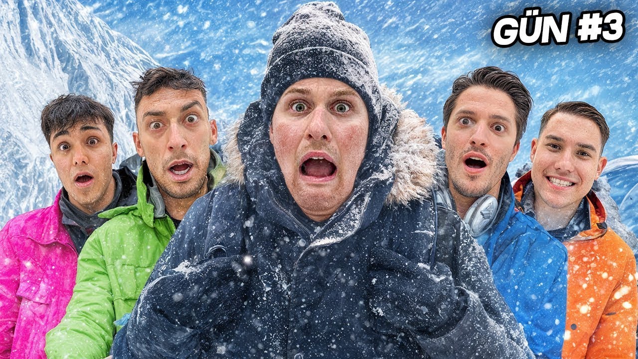 Yaz Ortasında Karlar Altında! Karda Bir Gece Ge&ccedil;irdik?! ⛷️❄️ @merteren1