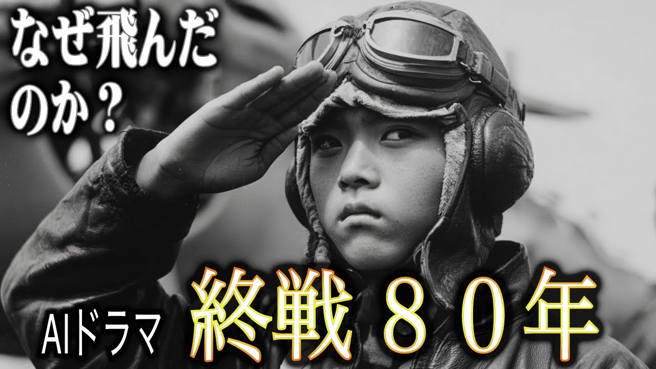 【終戦記念AIドラマ】2025年 AIが語る「神風特攻隊の記憶」とは？