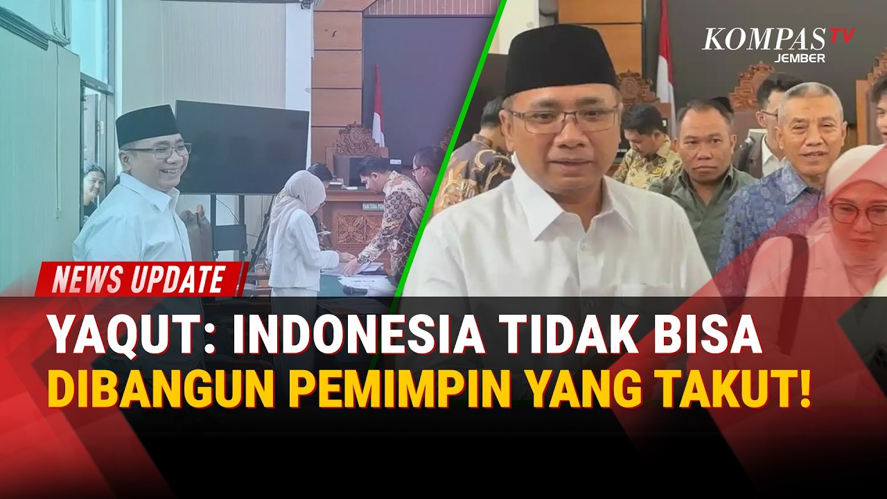 Pesan Yaqut Usai Sidang Praperadilan: Indonesia Tak Bisa Dibangun Pemimpin Penakut!