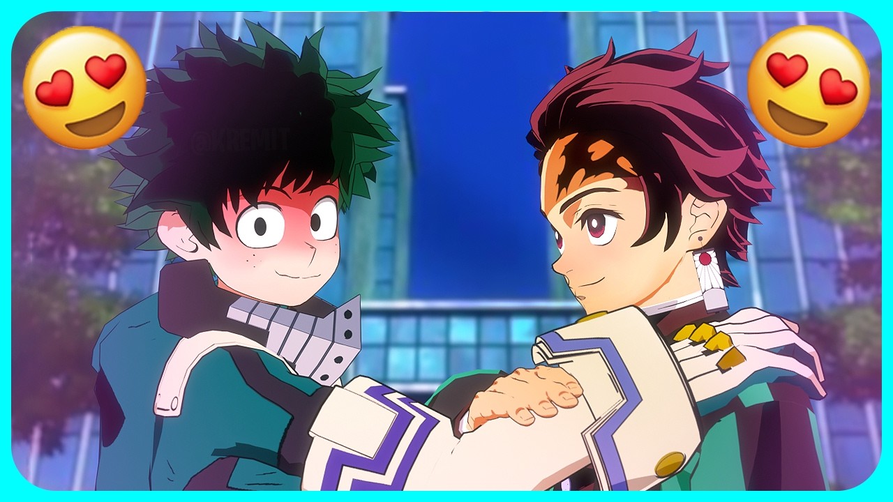Deku and Tanjiro FALL IN LOVE (VRChat VR)
