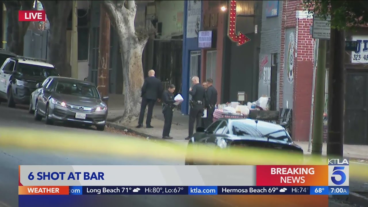 Bar shooting in Boyle Heights wounds 6