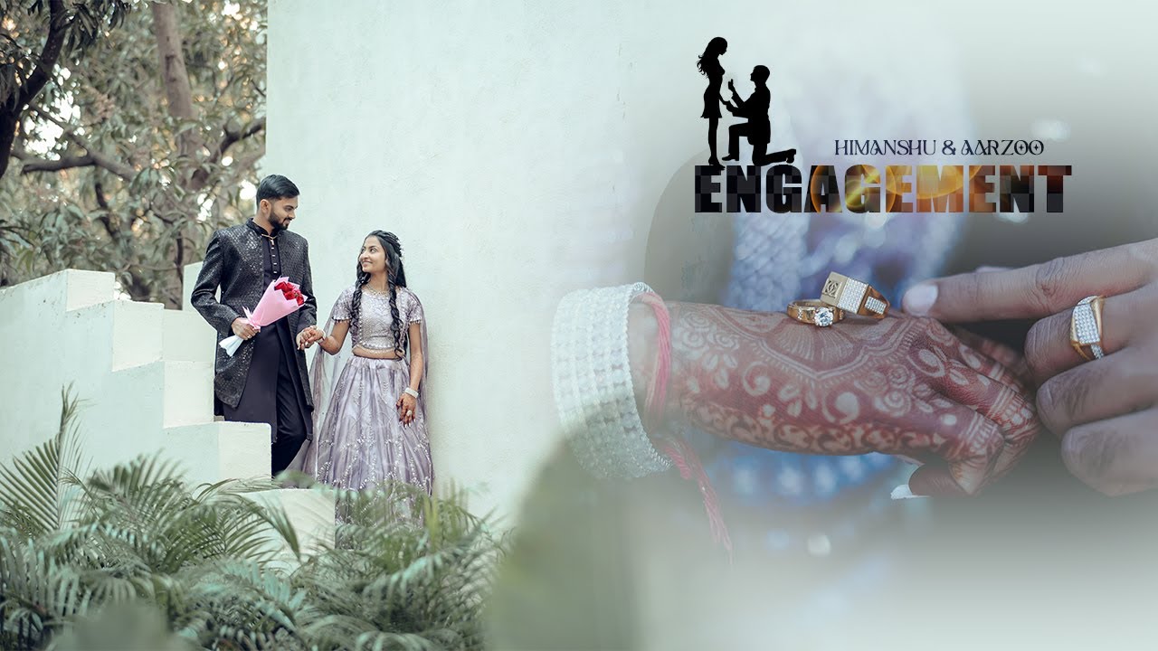 Gujarati Full Engagement - Engagement Ritul // Himashu wed Aarzoo