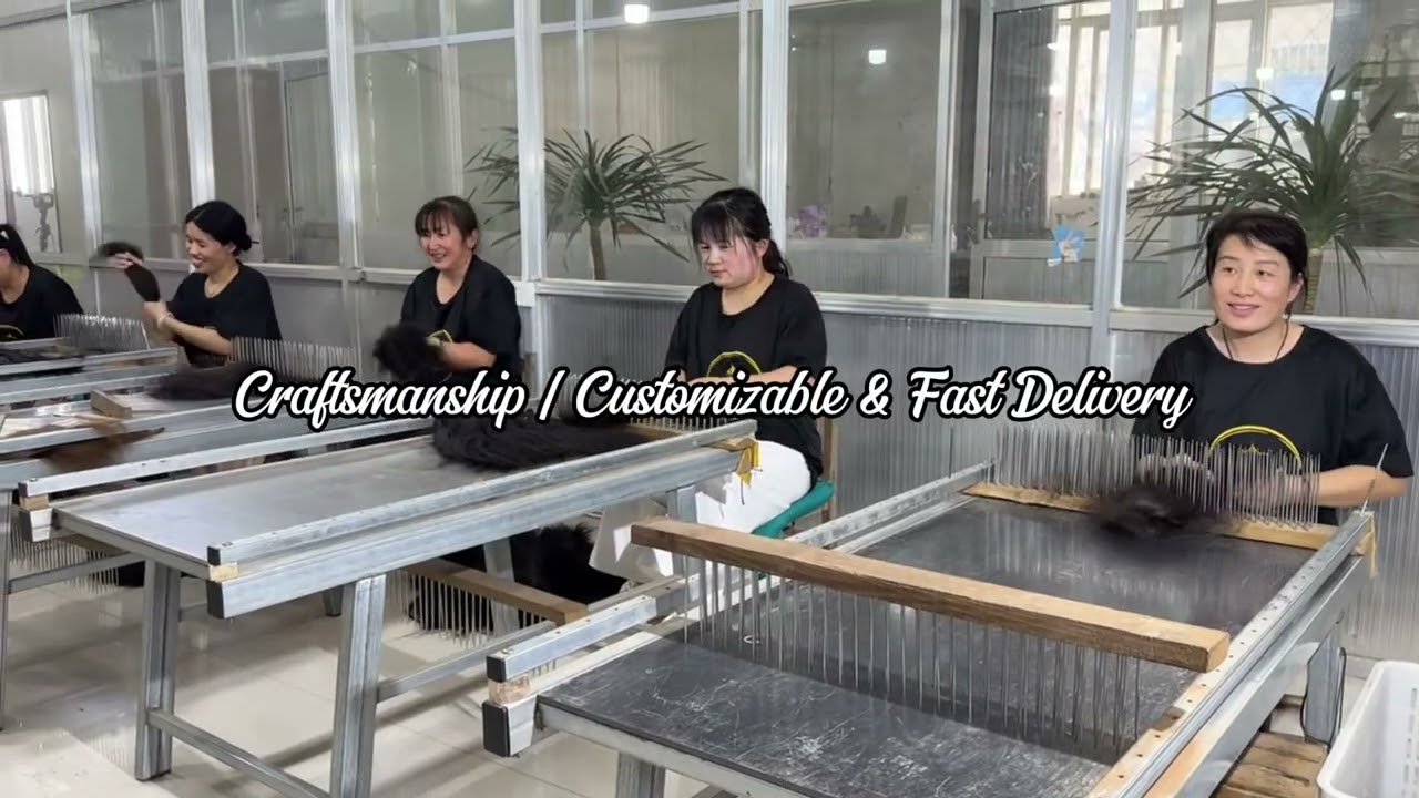 🔹 7 Years Wig Factory Tour &ndash; See How We Make Premium Human Hair Wigs 🔹