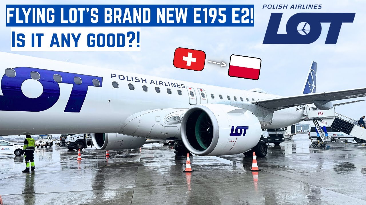 TRIP REPORT | How is LOT’s New E195 E2?! | Embraer E195 E2 | Zurich to Warsaw | Economy Class Review