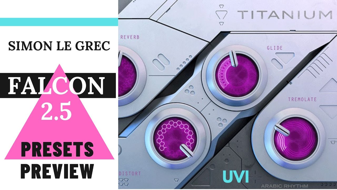 UVI Falcon 2.5 | Titanium | Presets Preview (No Talking)