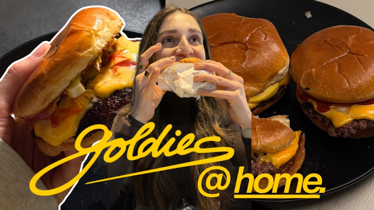 ORIGINAL GOLDIES BURGER - selbstgemacht zu Hause? Ich habs getestet mit dem original Rezept 🤫