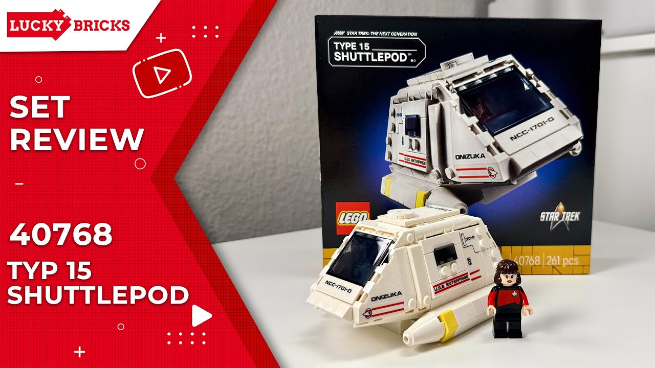 Endlich Star Trek von LEGO! | Review LEGO® ICONS 40768 - Star Trek: Type-15 Shuttlepod