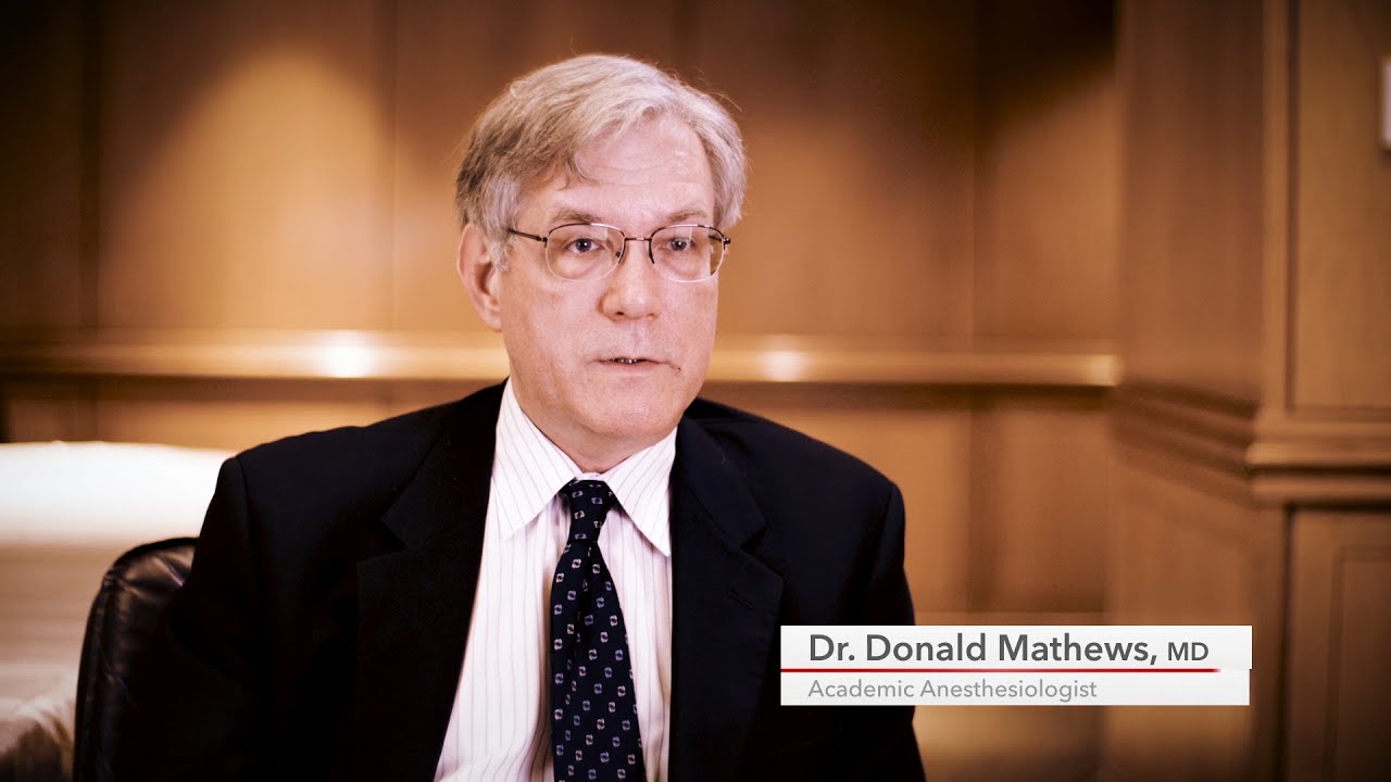 Il punto di vista di un medico su SedLine&reg; di nuova generazione, con il dott. Donald Mathews