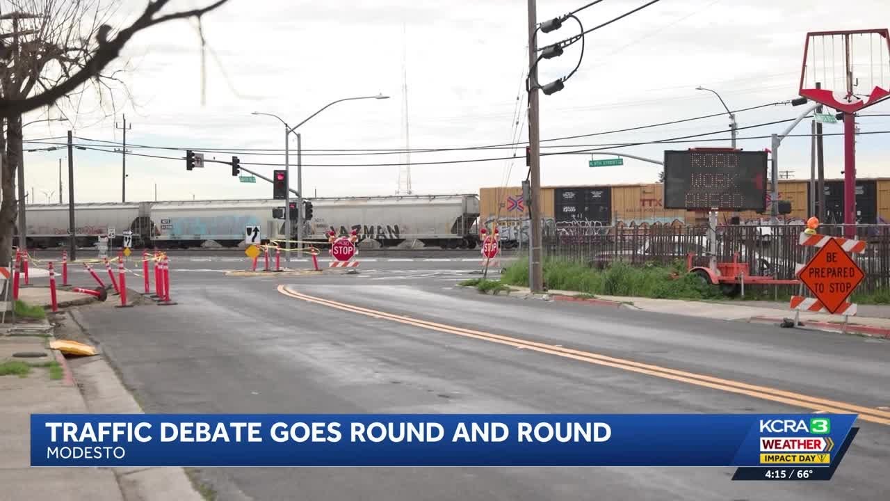 Modesto's new  roundabout projects spark debate among residents