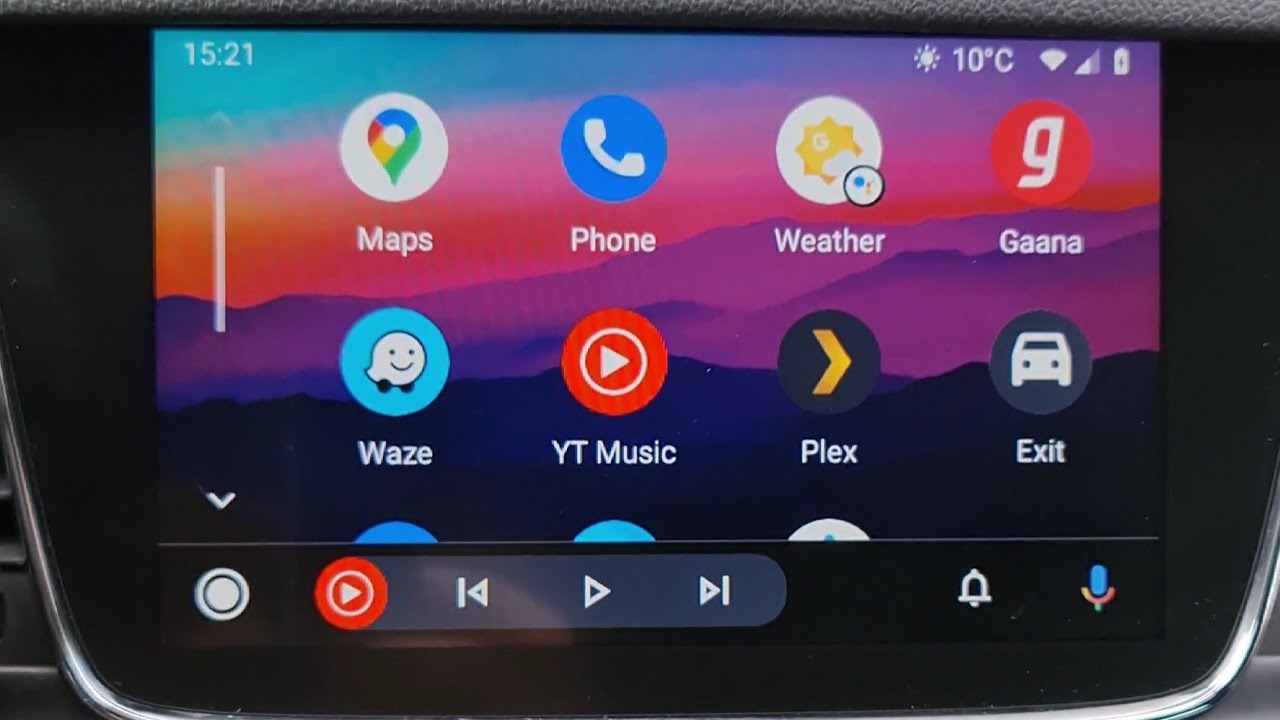Как сменить обои на Android Auto #shorts
