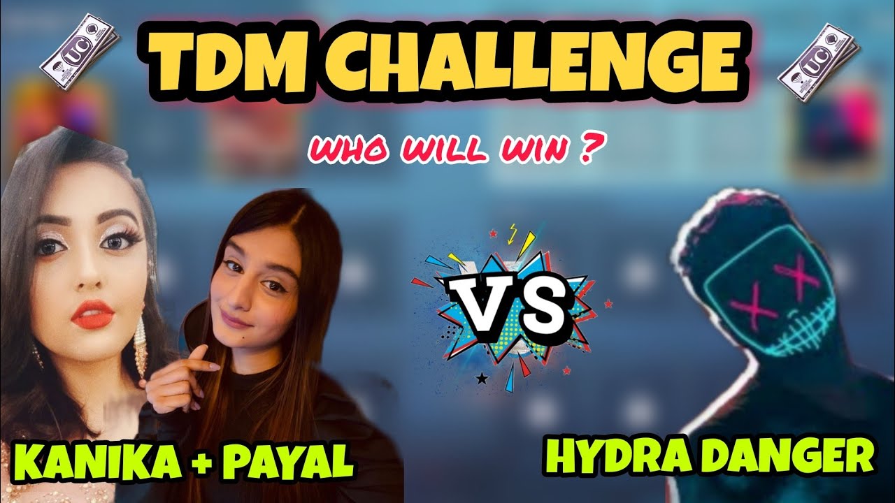 Kanika gaming + payal gaming v/s Hydra danger tdm challenge💥