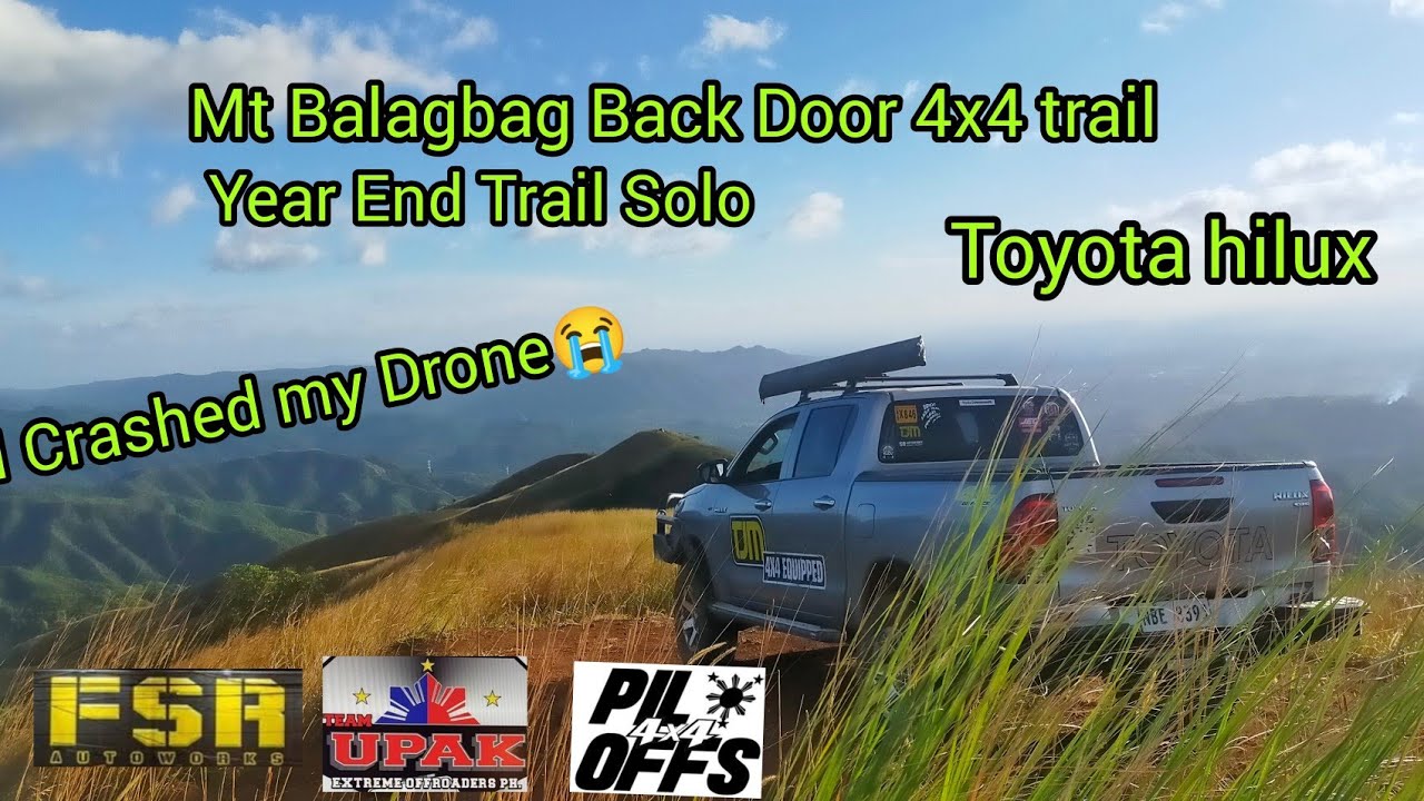 Beautiful Mt. Balagbag Back Door Trail 4x4 | Solo Year End Trail | Toyota Hilux