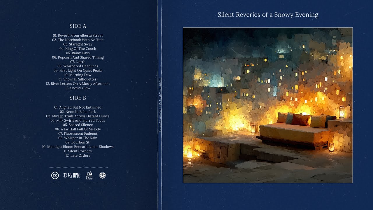 Silent Reveries of a Snowy Evening LP | Kat Records Presents Frosted Whispers & Dreaming Light