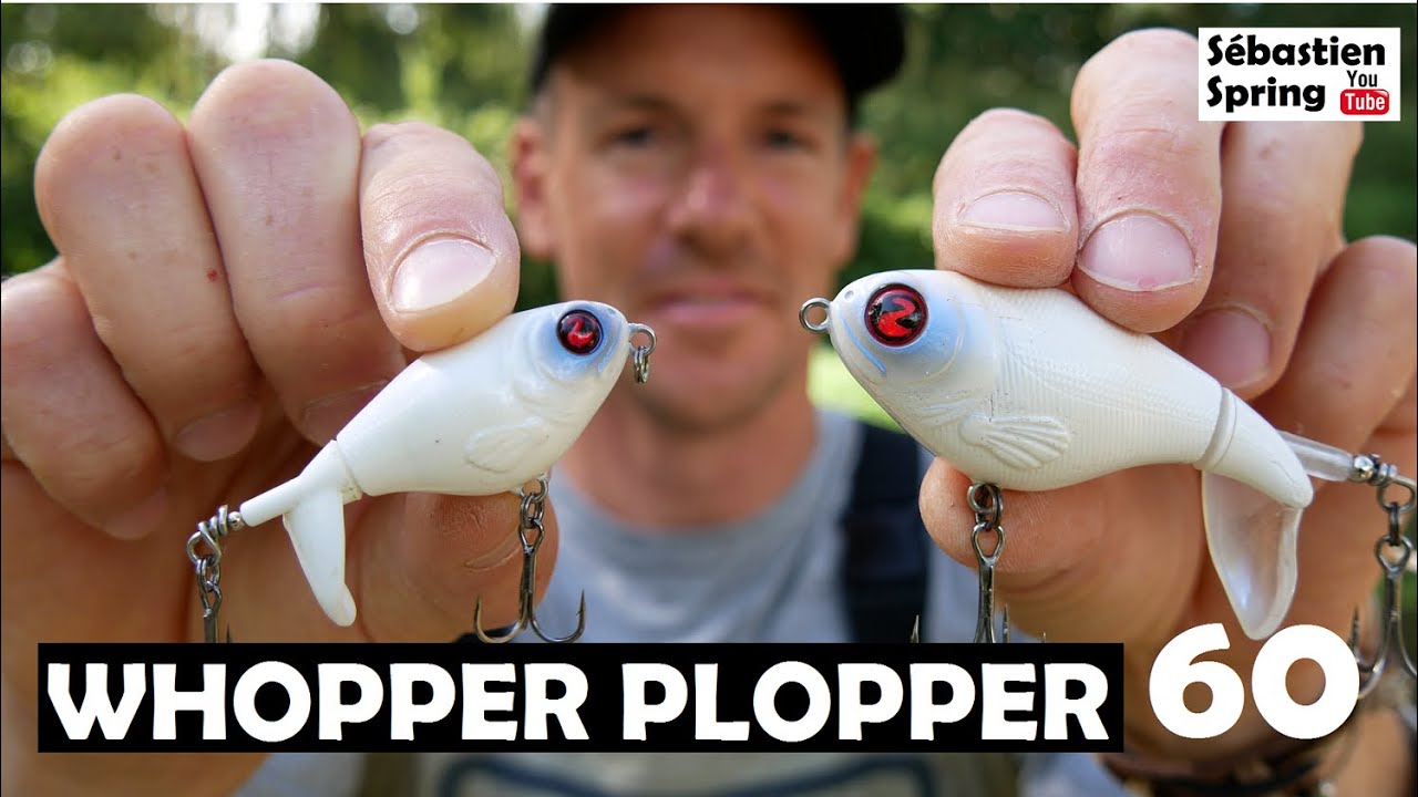 Fishing a WHOPPER PLOPPER 60 for MONSTER Chubs!