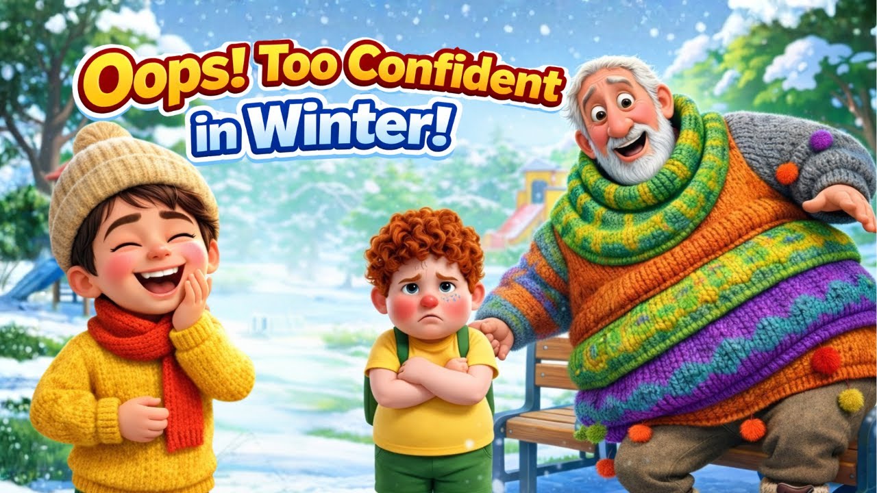 A Funny Winter Story for Kids | Learn Kindness & Caring | Moral Story for Kids