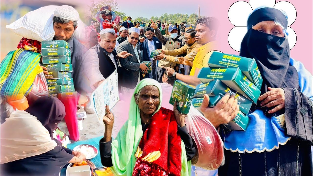 Rohinyga Refuge Camp16 Master Dil Mohammad went to the Rohingya camp to visit the Rohingyas. RCPR