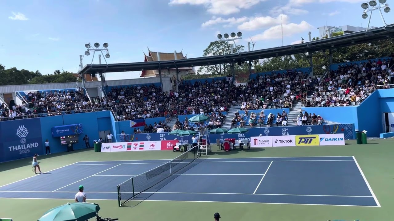 Match Point| Golden Moment SEAGames 2025 Tennis Women&rsquo;s Single| Alex Eala vs Thailand #philippines 