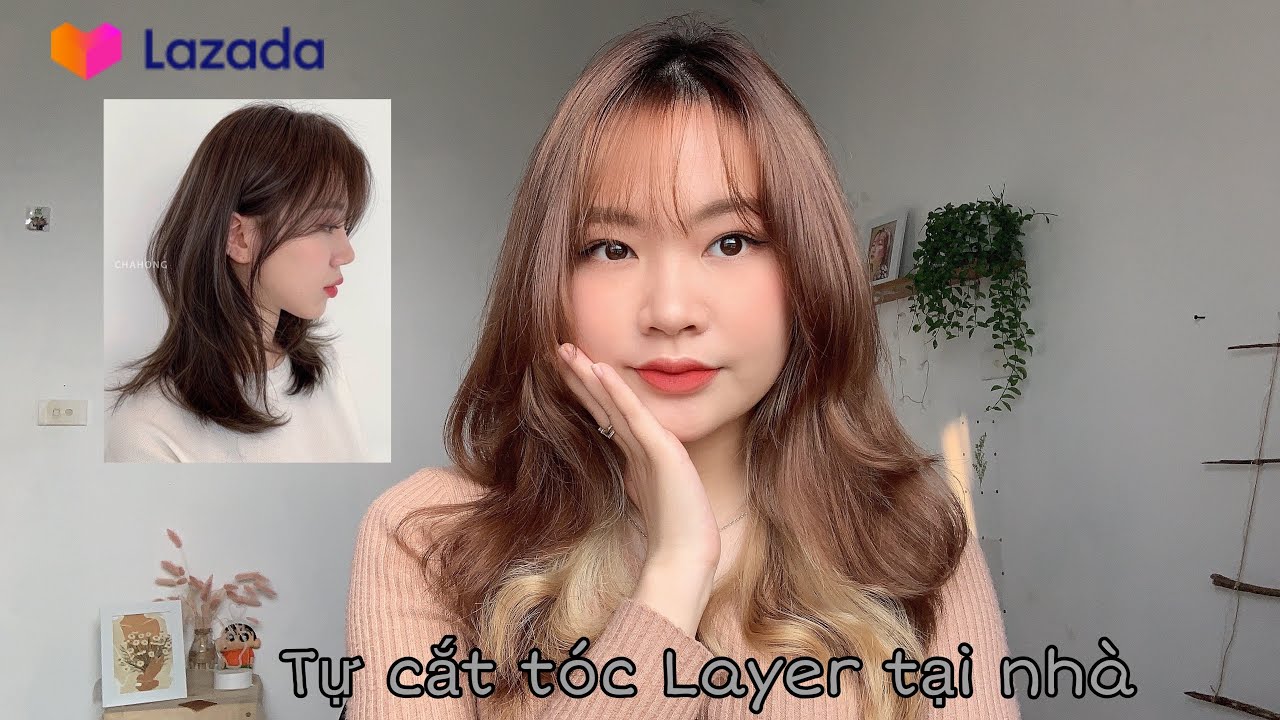 Cắt và tạo kiểu cho tóc Layer tại nhà| NgocBunn